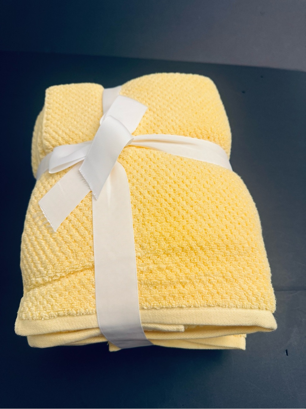 6pc TRULY LOU 100% Cotton Bath Towel Set - Daffodil20 - Picture 3 of 4